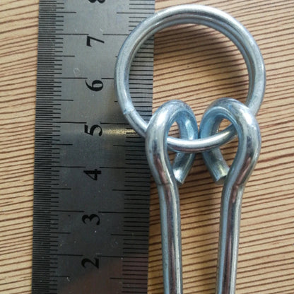 2-Pack Awning Tent Pole Pegs with 3.2 cm Metal Pins