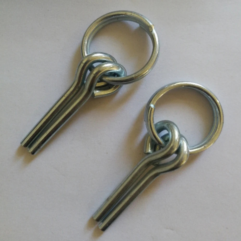 2-Pack Awning Tent Pole Pegs with 3.2 cm Metal Pins